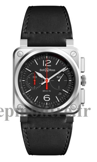 Réplique montre Bell & Ross BR 03 94 Acier noir - Cliquez sur l'image pour la fermer