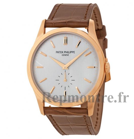 Réplique Patek Philippe Calatrava Opaline Cadran 18K Rose Or 5196R-001 - Cliquez sur l'image pour la fermer