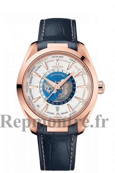 AAA Réplique Montre OMEGA Seamaster Worldtimer 220.53.43.22.02.001 - Cliquez sur l'image pour la fermer