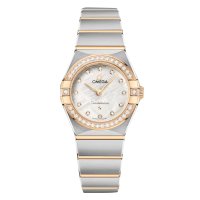 Montre Copie Omega Constellation 25 mm pour femme Gris O13125256099002