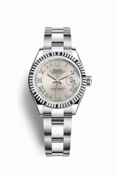 Réplique montre Rolex Datejust 28 Blanc Role blanc 279174 m279174-0008