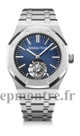 Replique Audemars Piguet Royal Oak Self-Winding Flying Tourbillon Acier inoxydable Blue 26530ST.OO.1220ST.01 - Cliquez sur l'image pour la fermer