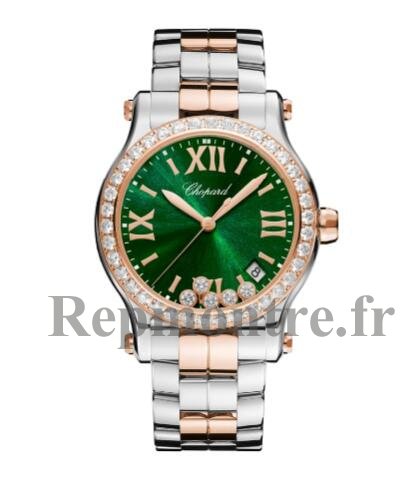 Chopard Happy Sport Quartz Rond 36mm Femme 278582-6008 - Cliquez sur l'image pour la fermer