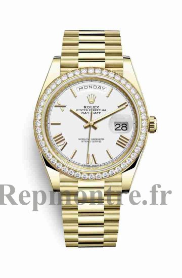 Réplique de montre Rolex Day-Date 40 jaune 18 ct 228348RBR m228348rbr-0034 - Cliquez sur l'image pour la fermer