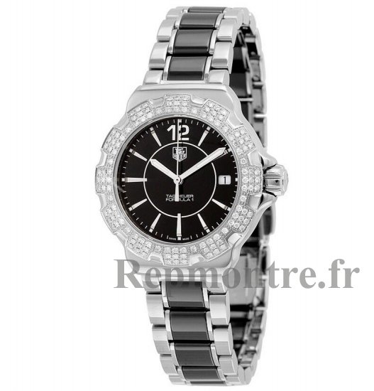 Tag Heuer Formula 1 Noir diamant Dial Inoxydable Acier Noir Ceramic Dames WAH1217.BA0859 - Cliquez sur l'image pour la fermer