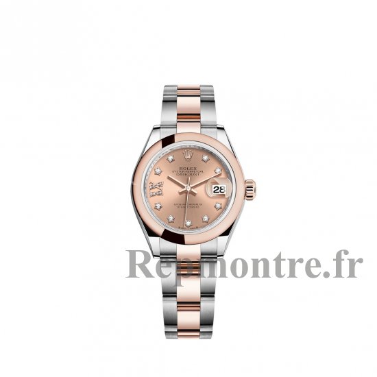 Replique Rolex Lady-Datejust Everose Rolesor combination of Oystersteel 18 ct gold M279161-0028 - Cliquez sur l'image pour la fermer