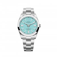 Réplique de Rolex Oyster Perpetual 41 Bracelet Oyster a cadran bleu m124300-0006