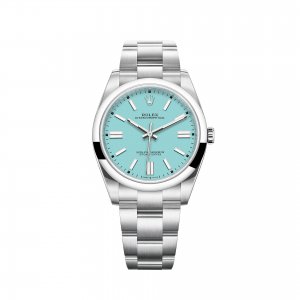 Réplique de Rolex Oyster Perpetual 41 Bracelet Oyster a cadran bleu m124300-0006