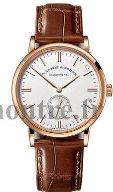 Réplique A.Lange & Sohne Saxonia remontage manuel 35mm Or rose 219.032 - Cliquez sur l'image pour la fermer