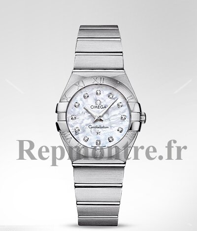 Réplique Omega Constellation Dames Montre 123.10.27.60.55.001 - Cliquez sur l'image pour la fermer