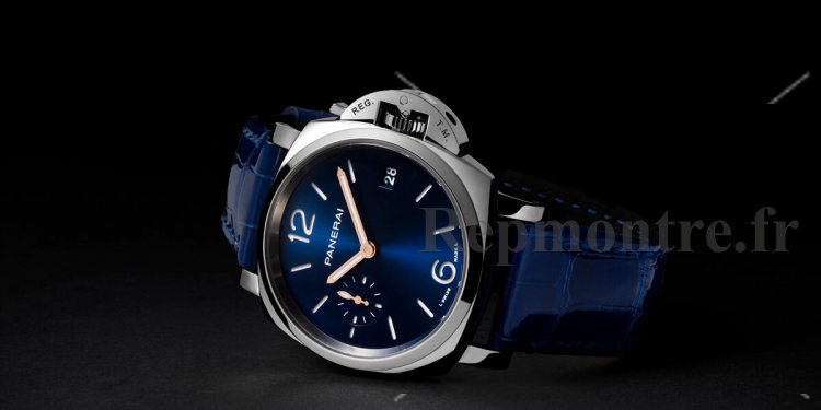 Replique Panerai Luminor Due Piccolo Due Steel 38mm Cadran bleu - Cliquez sur l'image pour la fermer