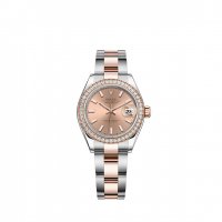 Replique Rolex Lady-Datejust Everose Rolesor Oystersteel 18 ct gold M279381RBR-0024