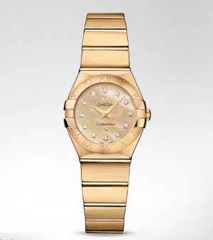 Réplique Omega Constellation Quartz 24MM Dames Montres 123.50.24.60.57.001