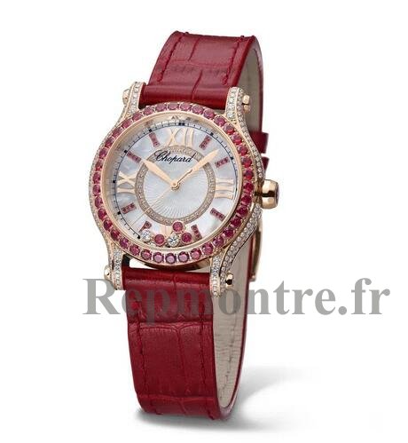 Chopard Happy Sport Or rose 18 carats 274302-5005 - Cliquez sur l'image pour la fermer