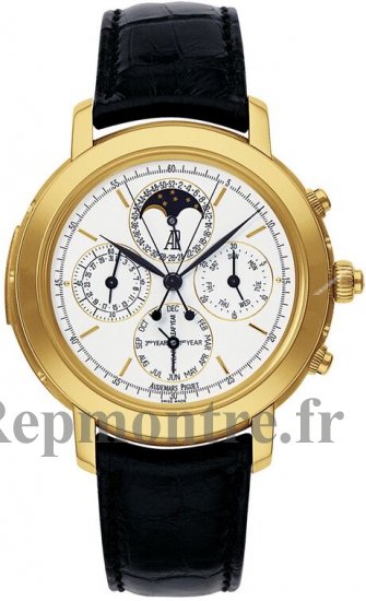 Réplique Audemars Piguet Jules Audemars Grand Complication montre 25866BA.OO.D002CR.02 - Cliquez sur l'image pour la fermer