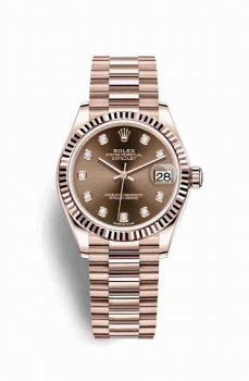 Réplique-imiter montre Rolex Datejust 31 18 ct Everose 278275