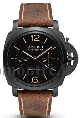 Réplique Panerai Luminor 1950 Tourbillon GMT Automatique Ceramica 48mm PAM00396 - Cliquez sur l'image pour la fermer