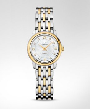 Réplique Omega De Ville Prestige Quartz 24.4MM Montre 424.20.24.60.55.001