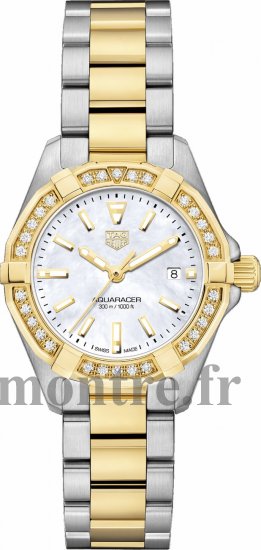 Copie-Réplique-Imiter de Tag Heuer Aquaracer Mes dames Jaune 18K et Acier WBD1421.BB0321 - Cliquez sur l'image pour la fermer