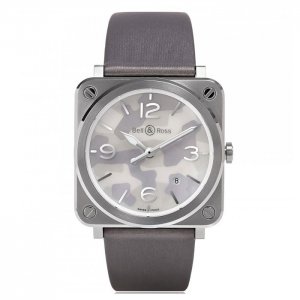 Réplique montre Bell & Ross BR S Quartz Gris Camouflage 3 Montre 9 mm BRS-CAMO-ST / SF