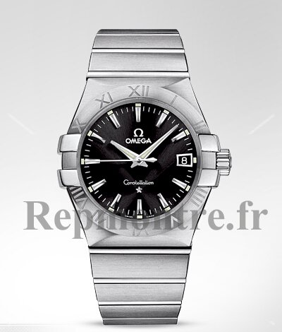 Réplique Omega Constellation hommes Noir Montre 123.10.35.60.01.001 - Cliquez sur l'image pour la fermer