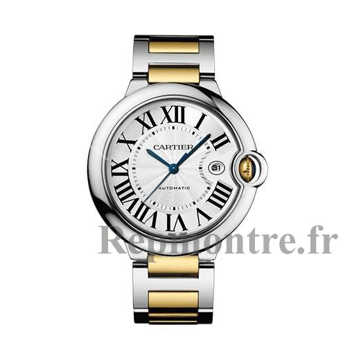 Copie de Cartier Ballon Bleu de Cartier Argent Dial Two-Toned Acier hommes W2BB0031 - Cliquez sur l'image pour la fermer