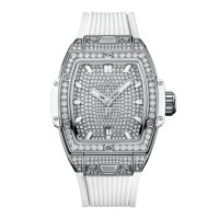 Hublot Spirit Of Big Bang Acier Blanc Full Pave 32 mm Copie montre unisexe 682.SE.9000.RW.1604