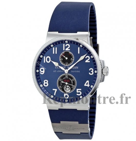 Ulysse Nardin Maxi Marine Blue Dial Men Réplique Montre 263-66-3/623 - Cliquez sur l'image pour la fermer