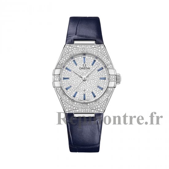 Montre Copie Omega Constellation 29 mm pour femme Argent O13158292099003 - Cliquez sur l'image pour la fermer