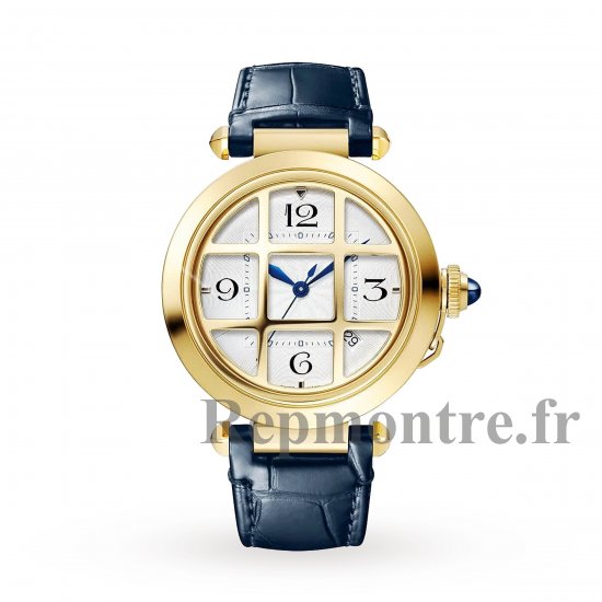 Cartier Pasha De Cartier 41 mm automatique en or jaune bracelets en cuir interchangeables WGPA0019 - Cliquez sur l'image pour la fermer