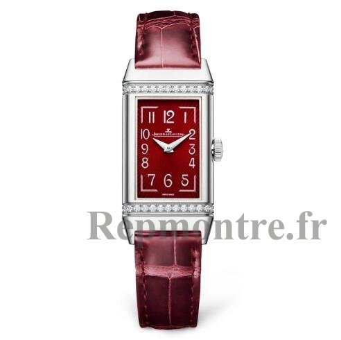 Replique Montre Jaeger-LeCoultre Reverso One Acier inoxydable Diamants Rouge Dial 3288560 - Cliquez sur l'image pour la fermer