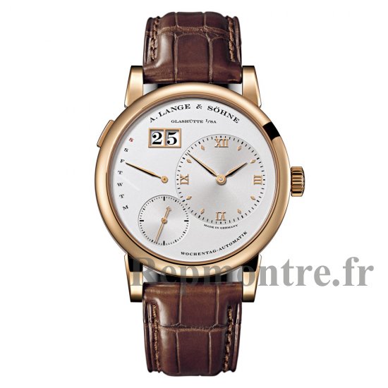 Replique A. Lange & Sohne Lange 1 Daymatic Argent Dial 18kt Or Rose hommes Montre 320.032 - Cliquez sur l'image pour la fermer