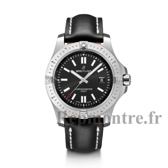 Réplique de Breitling Chronomat Colt 41 Automatique Tempest Grey / Veau / Pliable A17313101F1X4 - Cliquez sur l'image pour la fermer