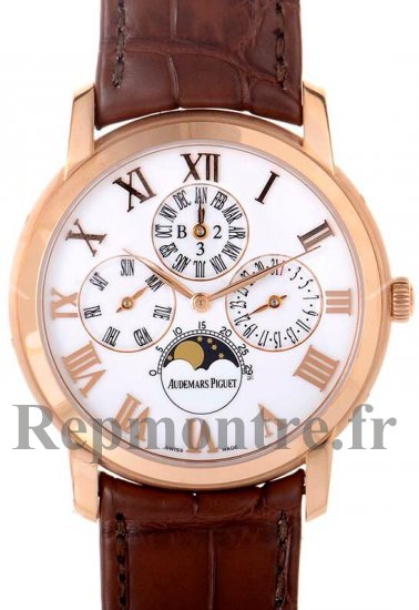 Réplique Audemars Piguet Jules Audemars Perpetual Calendar montre 26391OR.00.D088CR.01 - Cliquez sur l'image pour la fermer