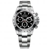 Réplique Rolex Daytona Noir Indice Cadran Bracelet Oyster Montre Homme