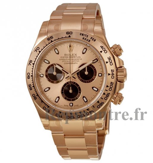 Réplique Rolex Cosmograph Daytona Rose Champagne Cadran 18k Or Rose Bracelet 116505PSO - Cliquez sur l'image pour la fermer