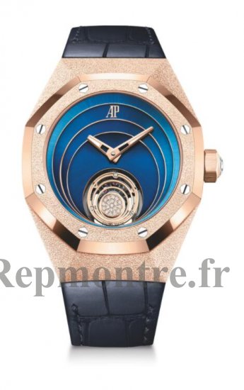 Replique Audemars Piguet Royal Oak Concept Frosted Gold Flying Tourbillon Pink Gold 26630OR.GG.D326CR.01 - Cliquez sur l'image pour la fermer