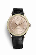 Imitation-Copie-Contrefait de Rolex Cellini Time 18 ct Everose 50605RBR