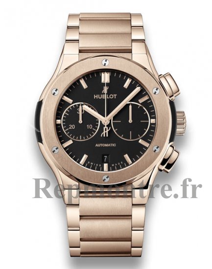 Hublot Classic Fusion Chronographe King gold Bracelet 520.OX.1180.OX - Cliquez sur l'image pour la fermer