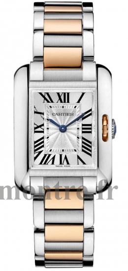 Réplique Cartier Tank Anglaise Petite Rose Or et acier inoxydable Montre Femme W5310036 - Cliquez sur l'image pour la fermer