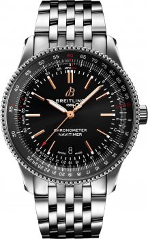 Réplique de Breitling Navitimer Automatique 41 Cadran Noir Acier Inoxydable A17326241B1A1