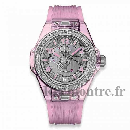 AAA de haute Réplique montre Hublot Big Bang UN Saphir Rose 39mm 465.JP.4802.RT.1204 - Cliquez sur l'image pour la fermer