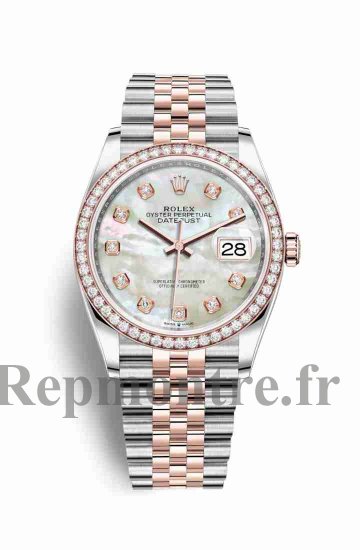 Réplique montre Rolex Datejust 36 Everose Roles 18 ct Everose 126281RBR m126281rbr-0009 - Cliquez sur l'image pour la fermer