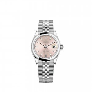 Réplique Rolex Datejust 31 Oystersteel bracelet Jubilee cadran rose