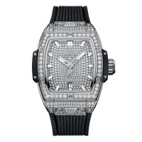 Hublot Spirit Of Big Bang Steel Full Pave 32 mm Copie montre unisexe 682.SX.9000.RX.1604