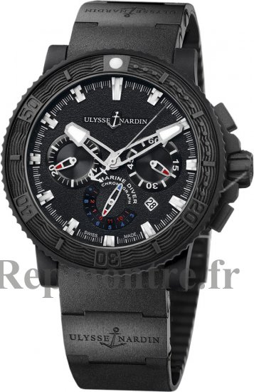 Réplique Ulysse Nardin Maxi Marine Diver Noir Mer Chronographe 353-92-3C - Cliquez sur l'image pour la fermer