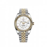Replique Rolex Sky-Dweller Yellow Rolesor Oystersteel 18 ct gold M326933-0010 montre