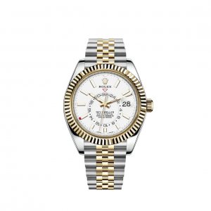 Replique Rolex Sky-Dweller Yellow Rolesor Oystersteel 18 ct gold M326933-0010 montre