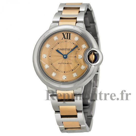 Réplique Montre Cartier Ballon Bleu WE902053 Acier inoxydablel et 18kt Or Rose Femmes - Cliquez sur l'image pour la fermer