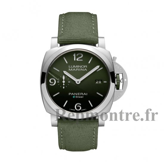 Replique Panerai Luminor Acier inoxydable 44mm Green Dial PAM01356 replica - Cliquez sur l'image pour la fermer